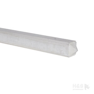 T-paal 180cm piramide lichtgrijs sp/37