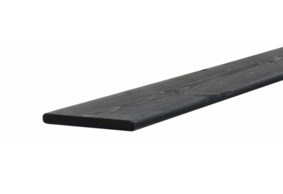 Plank zwart gespoten 16x140x1800