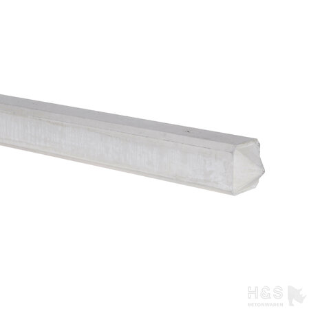 Eindpaal 275cm piramide lichtgrijs cm sp/37 